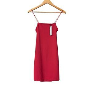 Alice & Olivia fifi mini cami dress red NEW MSRP $295